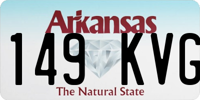 AR license plate 149KVG