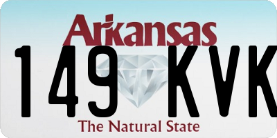 AR license plate 149KVK