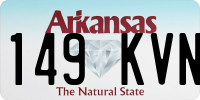 AR license plate 149KVN