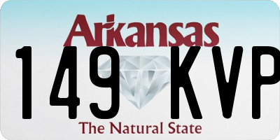 AR license plate 149KVP