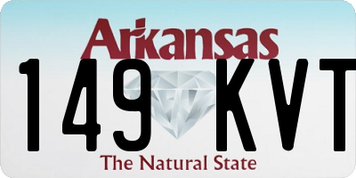AR license plate 149KVT