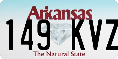 AR license plate 149KVZ