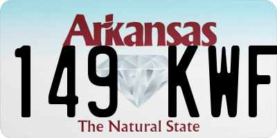 AR license plate 149KWF