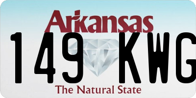 AR license plate 149KWG