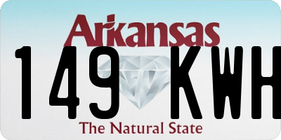 AR license plate 149KWH