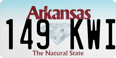 AR license plate 149KWI