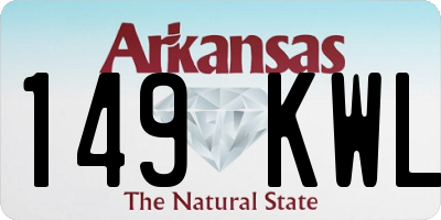 AR license plate 149KWL