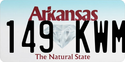 AR license plate 149KWM