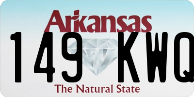 AR license plate 149KWQ