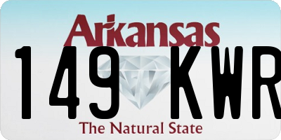 AR license plate 149KWR