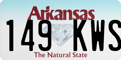 AR license plate 149KWS