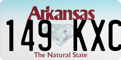 AR license plate 149KXC