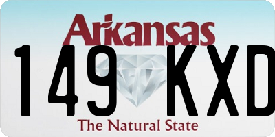 AR license plate 149KXD