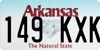 AR license plate 149KXK