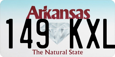 AR license plate 149KXL