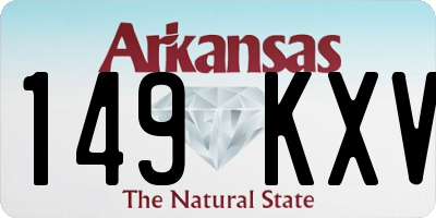 AR license plate 149KXV