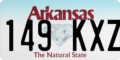 AR license plate 149KXZ
