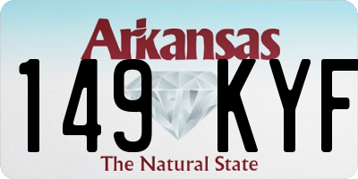 AR license plate 149KYF