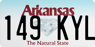 AR license plate 149KYL