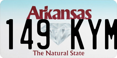 AR license plate 149KYM