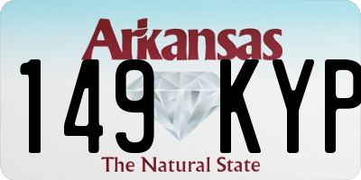 AR license plate 149KYP