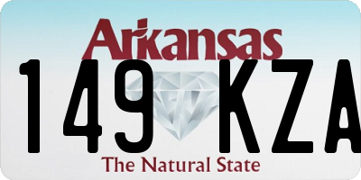 AR license plate 149KZA