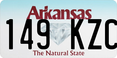 AR license plate 149KZC