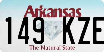 AR license plate 149KZE