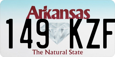 AR license plate 149KZF