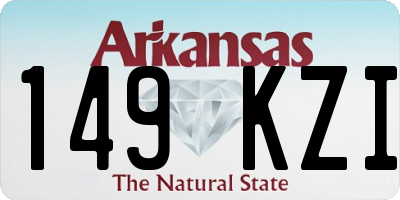 AR license plate 149KZI