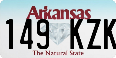 AR license plate 149KZK