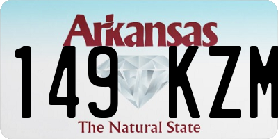AR license plate 149KZM