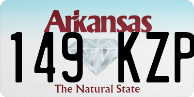 AR license plate 149KZP
