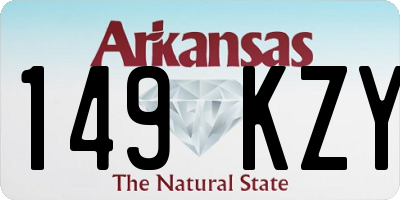 AR license plate 149KZY