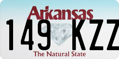AR license plate 149KZZ