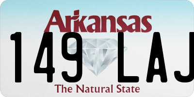AR license plate 149LAJ