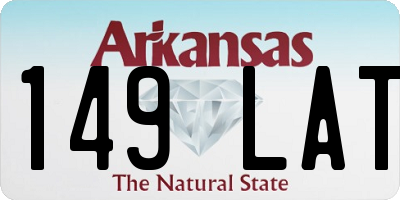 AR license plate 149LAT