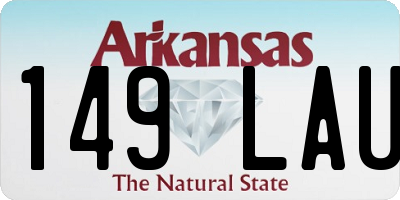 AR license plate 149LAU