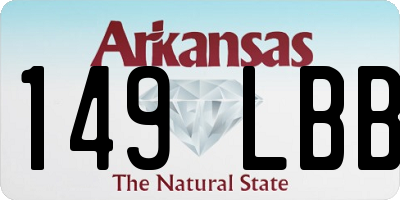 AR license plate 149LBB