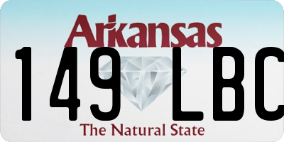AR license plate 149LBC