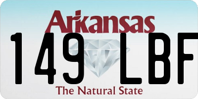 AR license plate 149LBF