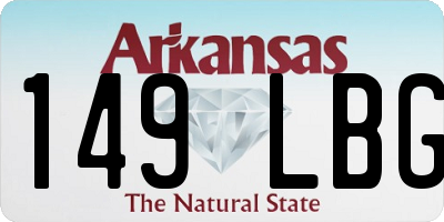 AR license plate 149LBG