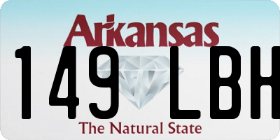 AR license plate 149LBH