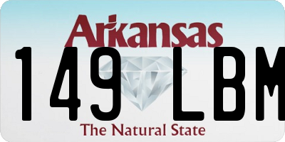 AR license plate 149LBM