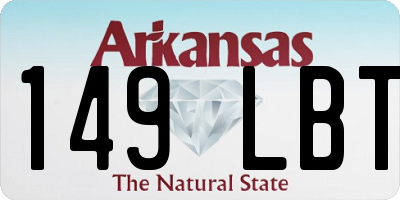 AR license plate 149LBT