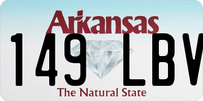 AR license plate 149LBV