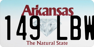 AR license plate 149LBW