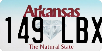 AR license plate 149LBX