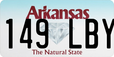 AR license plate 149LBY