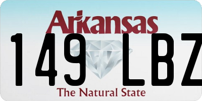 AR license plate 149LBZ